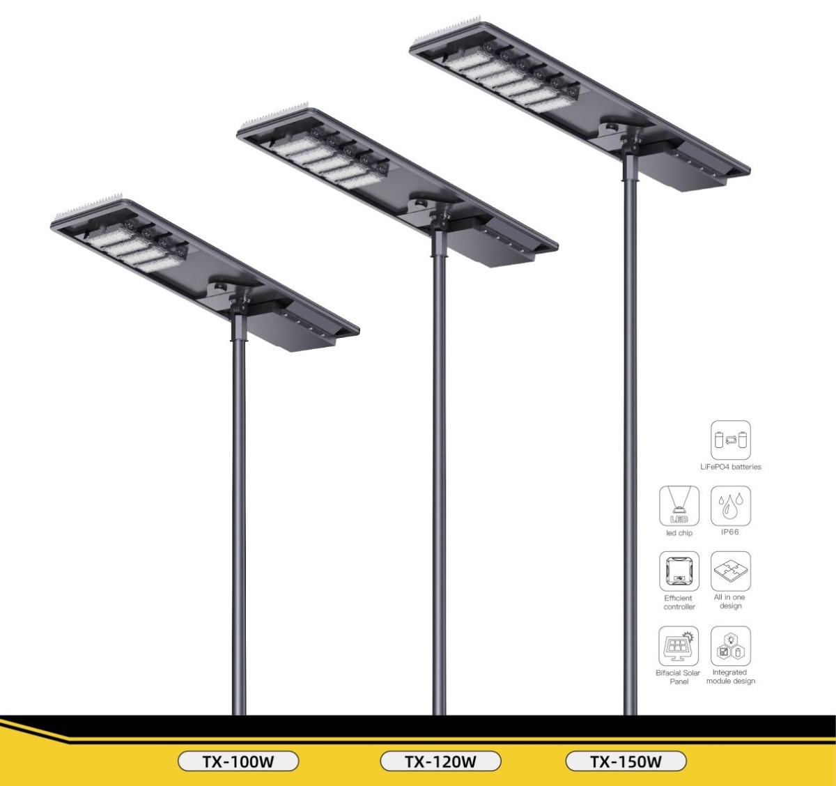 80W Solar Street Light